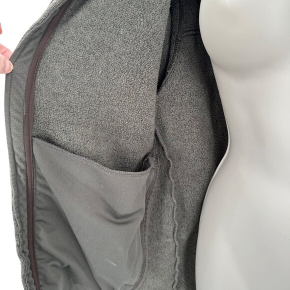 Avalanche Mens Olive Green Zip Pocket & Closure Fleece Jacket Size M - Picture 6 of 13